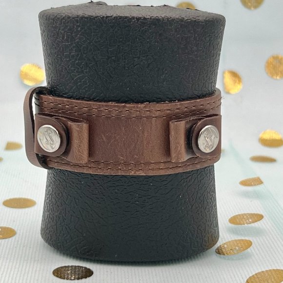 3/$20 Leather Cuff bracelet - Picture 3 of 3
